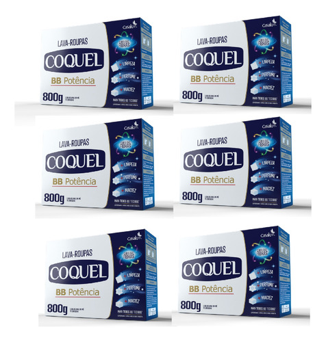 Encontraproduto.com.br - Lava Roupas Em Pó Coquel 800g BB Potencia  - Casa KM