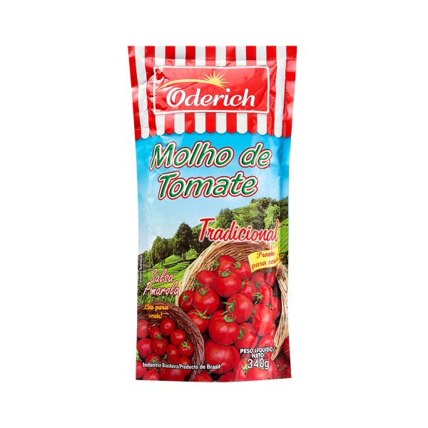 Encontraproduto.com.br - Molho de Tomate Tradicional Oderich 340g