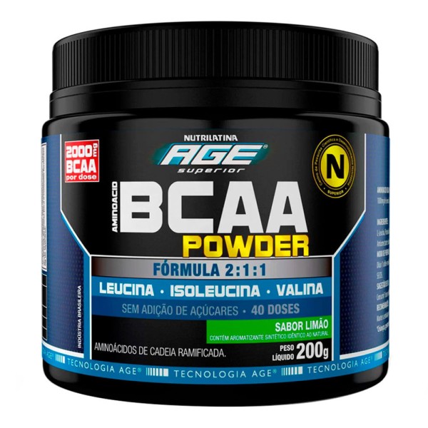 Encontraproduto.com.br - BCAA Powder 200g - Nutrilatina Age