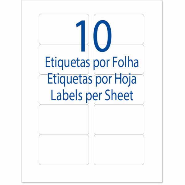Encontraproduto.com.br - ETIQUETA LASER 8099F (46,56X77,79MM)