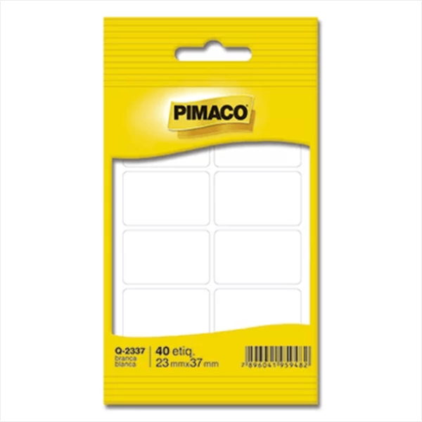 Encontraproduto.com.br - Etiqueta Colorida Tp19 Azul 200 Un - Pimaco