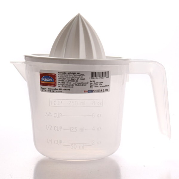 Encontraproduto.com.br - Jarra Com Espremedor Plasutil 350ml R348