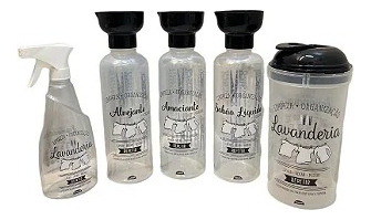 Kit Lavanderia Balde 8l E Bacia 6l Plasútil