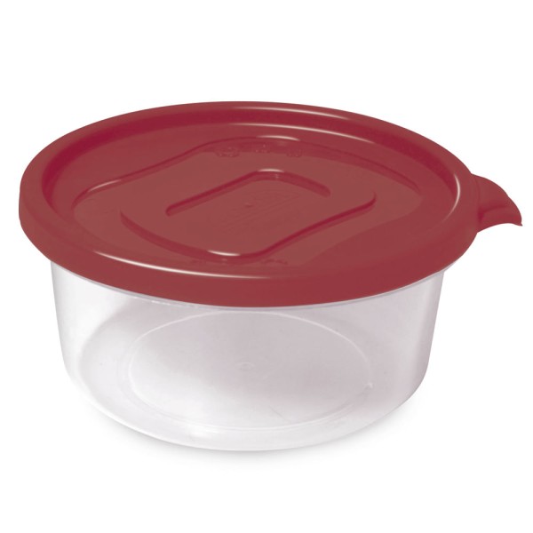 Pote Plástico Redondo Clic 650Ml - 2460 - Plasutil