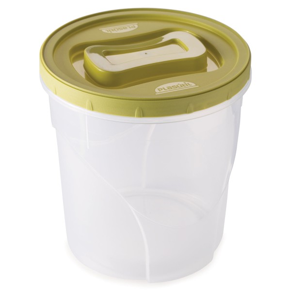 Encontraproduto.com.br - Pote Plástico Redondo Rosca 4,5L - 2834 - Plasutil