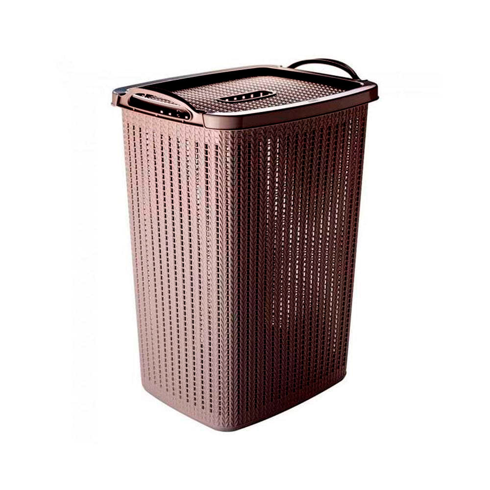 Encontraproduto.com.br - Cesto Plasutil para Roupas Trama 3287