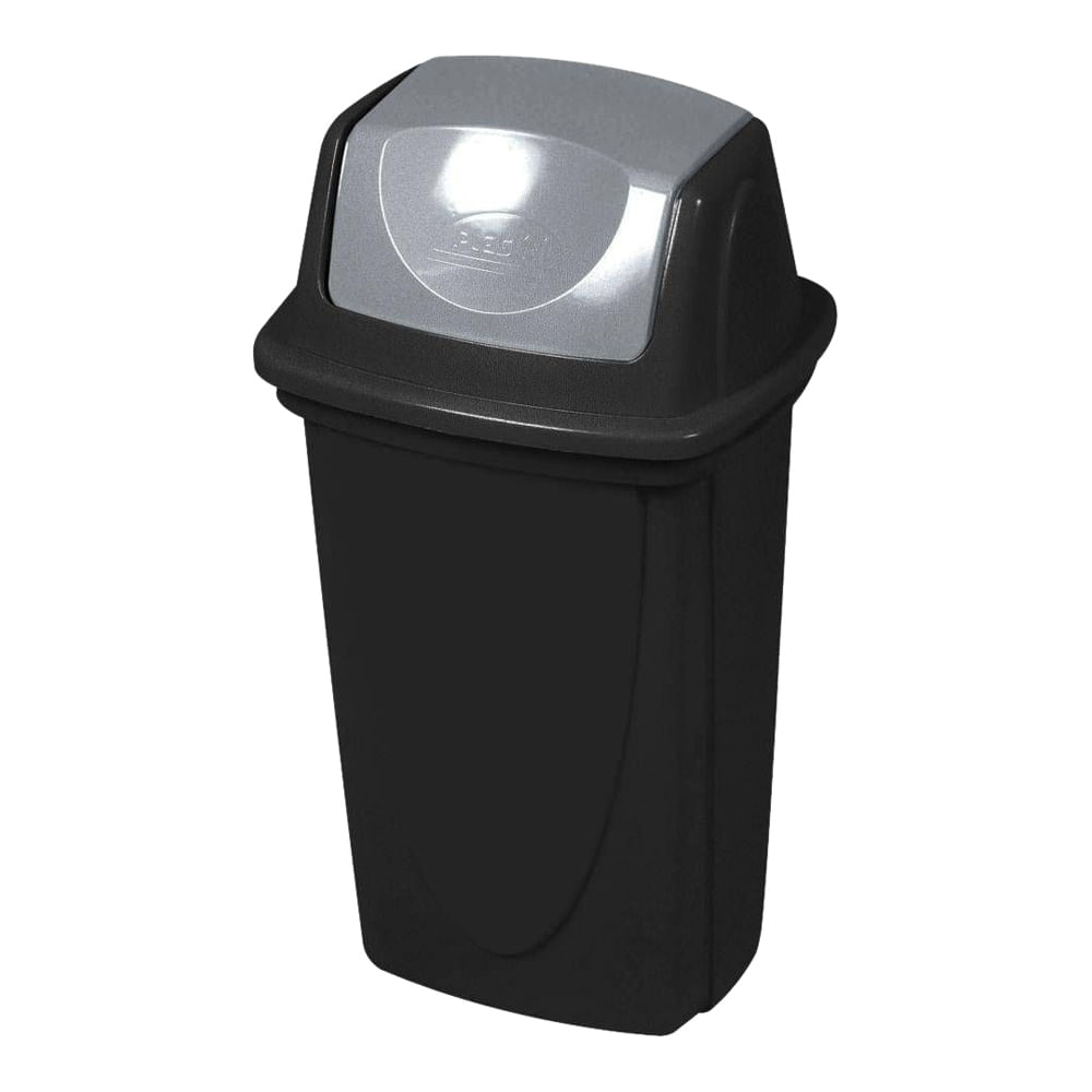 Encontraproduto.com.br - Lixeira Basculante 14 Litros Ouro Velho Plasútil