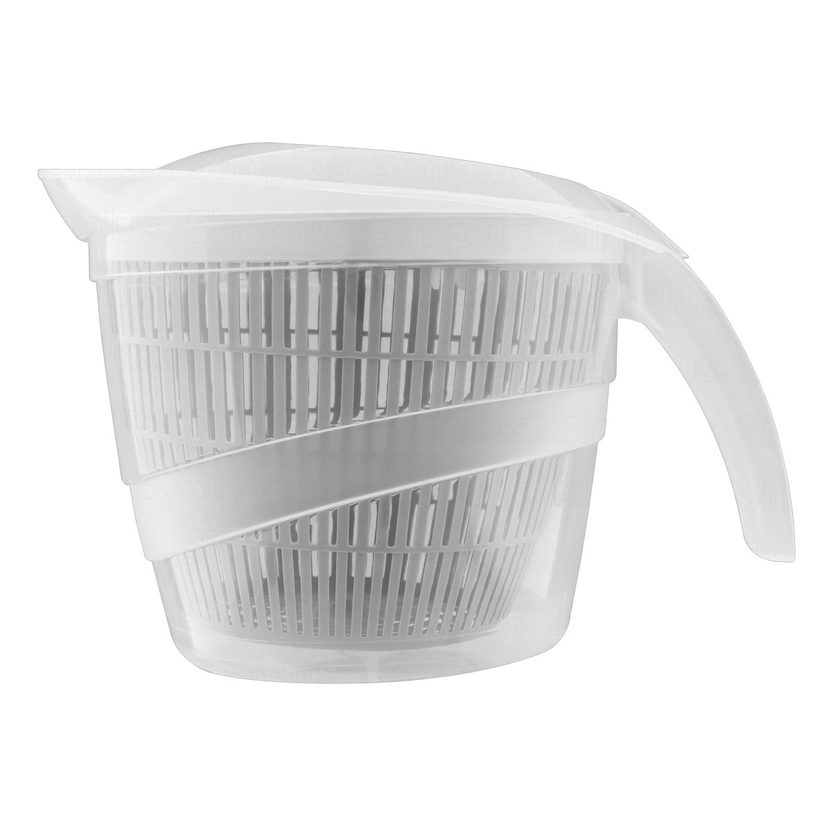 Secador de Saladas de Plástico Plasútil com Tampa