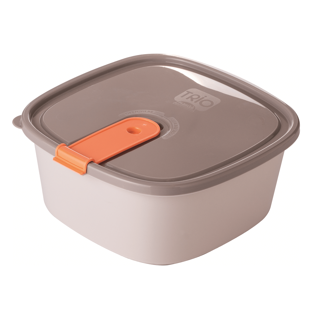 Pote Trio Quadrado 1,8 Litros Plasutil Ref.5994