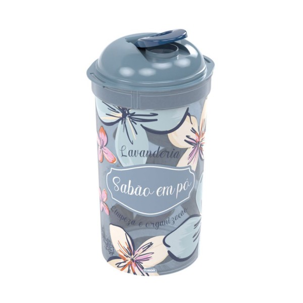 Encontraproduto.com.br - Porta Sabão com Tampa 1,4L - 6288 - Plasutil