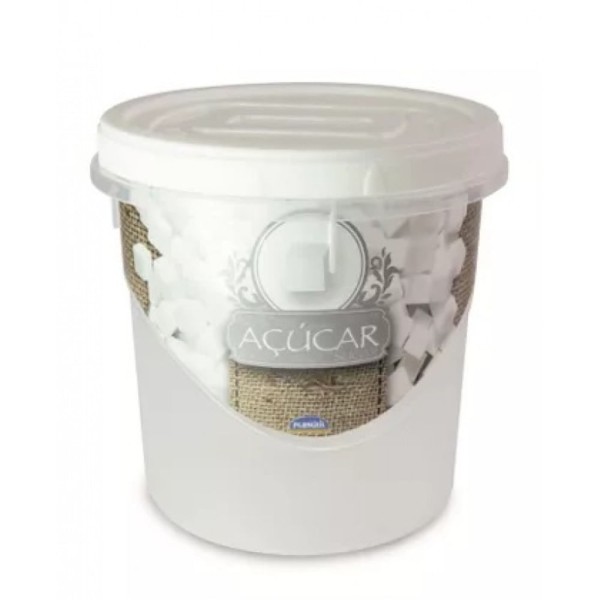 Encontraproduto.com.br - Pote Rosca DEC Açucar 1.8L  PLASUTIL