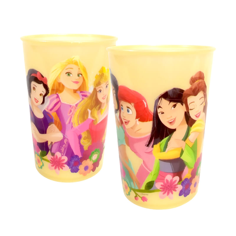 Encontraproduto.com.br - Copo Princesas 320ml 6541 Plasutil