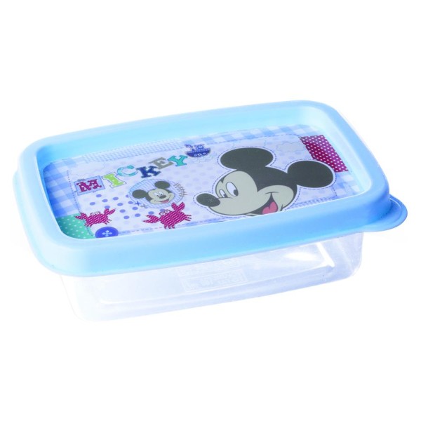 Encontraproduto.com.br - Pote Plasutil Baby Retangular 180ml Mickey