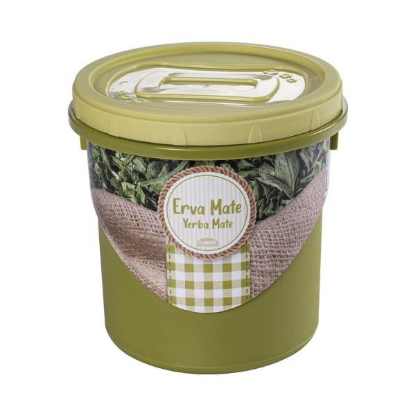 Encontraproduto.com.br - Pote Rosca DEC Erva Mate 1.8L PLASUTIL