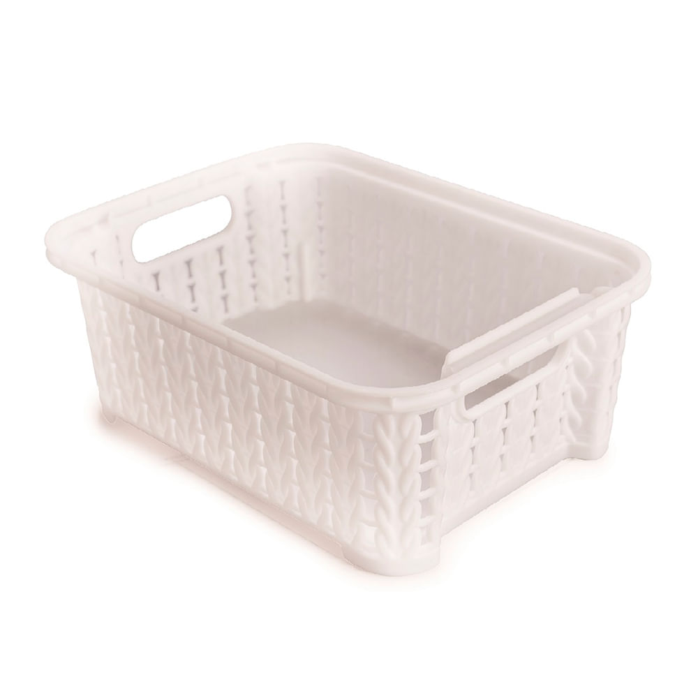 Encontraproduto.com.br - Cesta Org Emp 17X13 990Ml Trama Br Plasutil