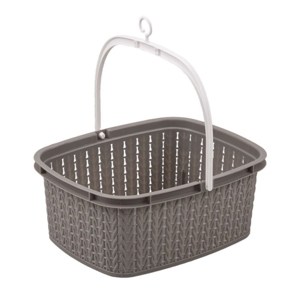Encontraproduto.com.br - Cesto Para Prendedores de Roupa Trama Fendi Plasútil