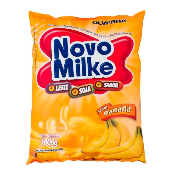 Encontraproduto.com.br - Novomilke Sabor Banana Pacote com 1Kg