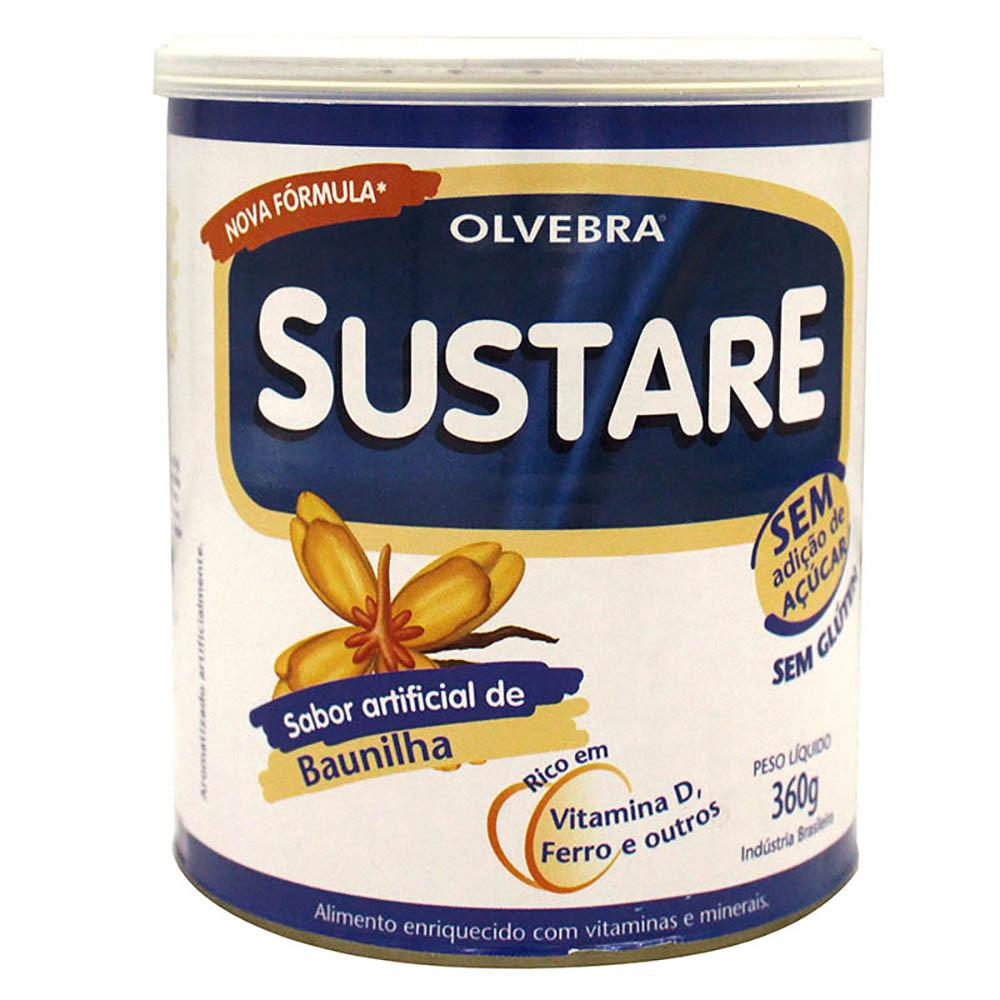 Encontraproduto.com.br - Alimento Sustare Sem Açúcar Baunilha 360g