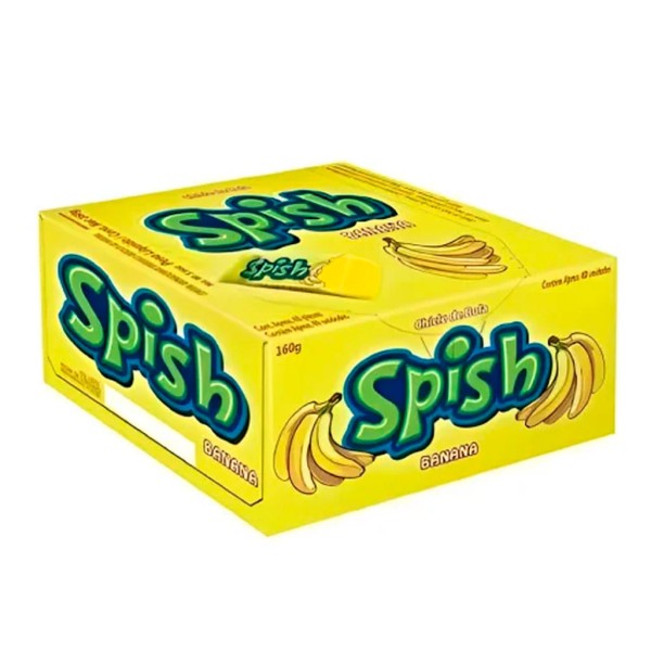Chiclete Spish Banana c/40 - Sukest