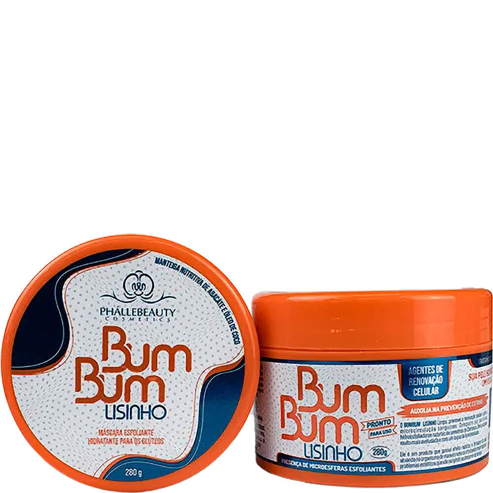 Encontraproduto.com.br - Phállebeauty BumBum Lisinho - Máscara Esfoliante Hidratante para Glúteos 280g
