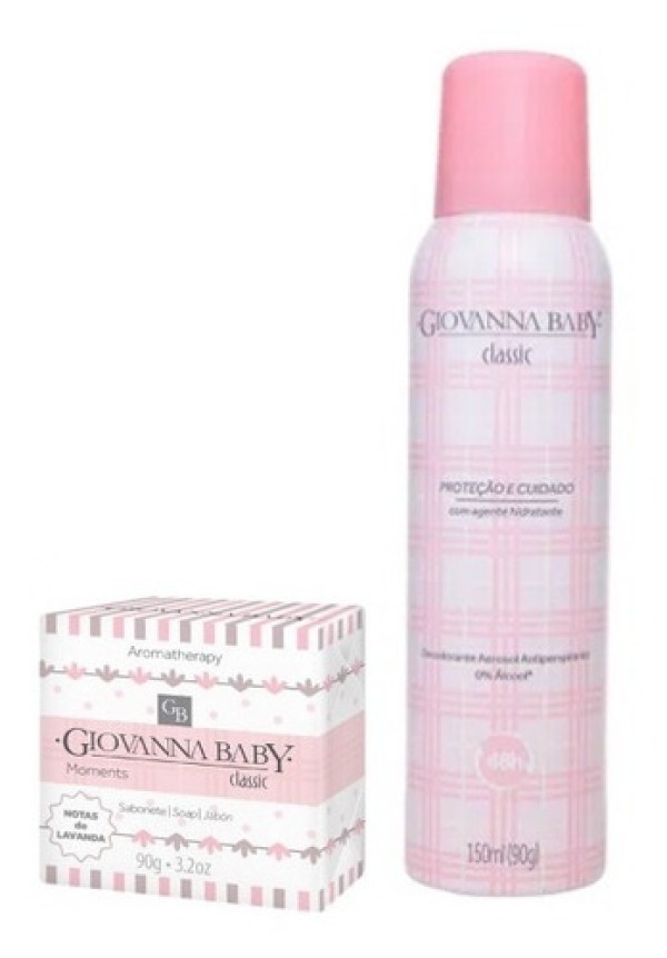 Desodorante Aerossol Giovanna Baby Blue Frasco com 150ml