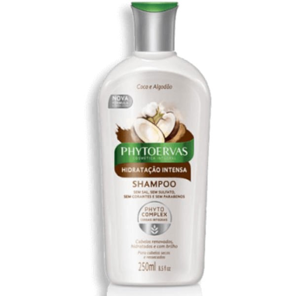 Encontraproduto.com.br - Shampoo Phytoervas Hidratação Intensa Coco E Algodão 250ml