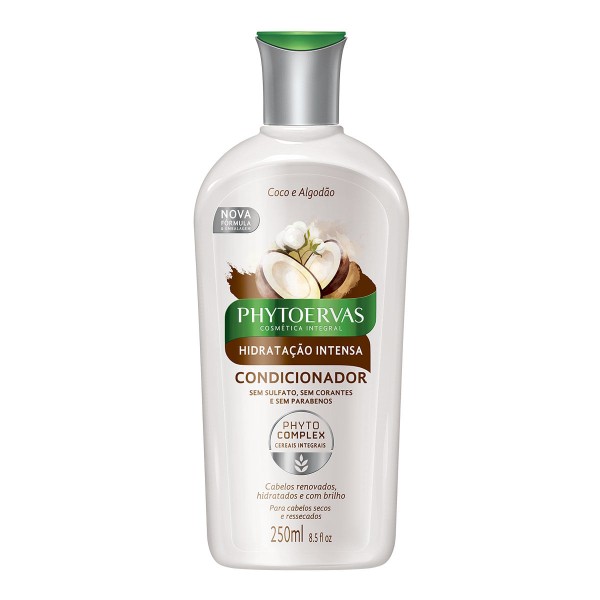 Encontraproduto.com.br - Condicionador Hidratação Intensa Coco e Algodão Phytoervas 250ml