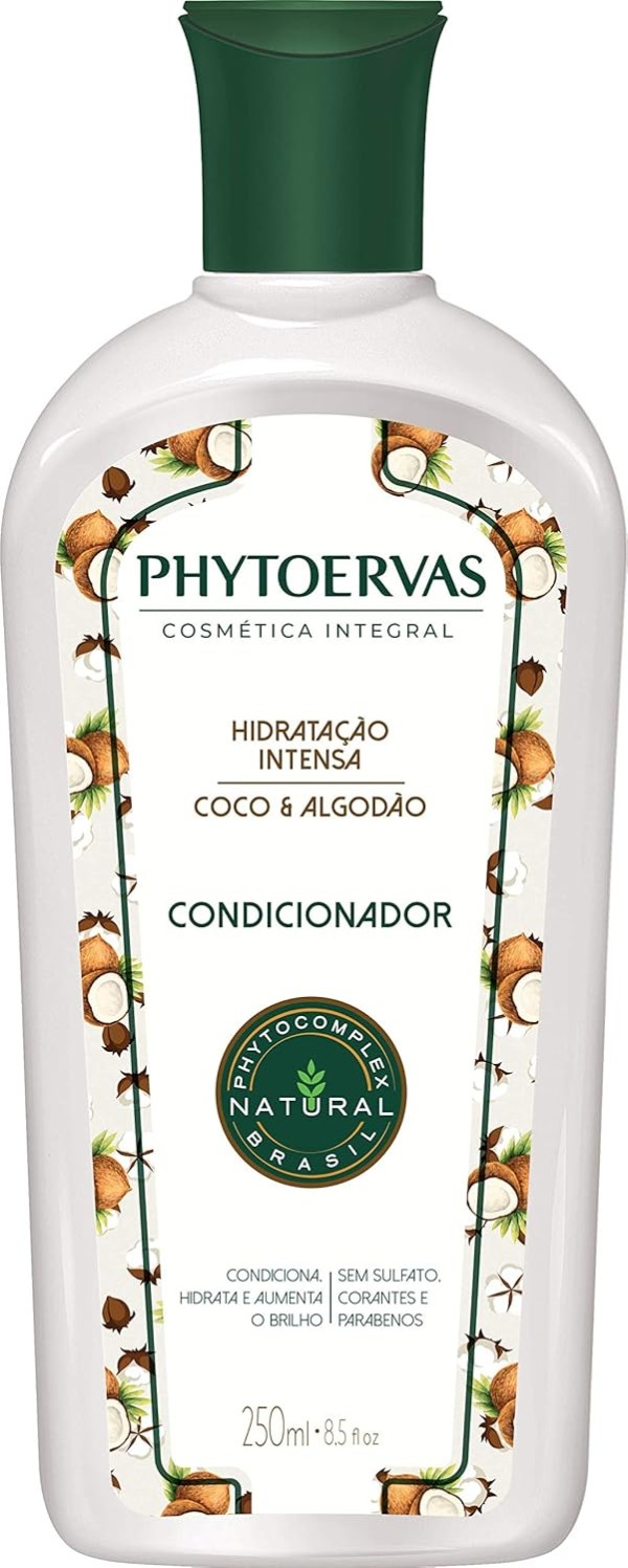 Encontraproduto.com.br - Condicionador Hidratação Intensa Coco e Algodão Phytoervas 250ml