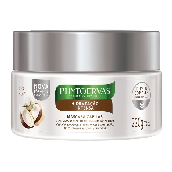 Encontraproduto.com.br - Phytoervas Phytocomplex Máscara de Hidratação Intensa 220g