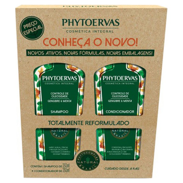 Encontraproduto.com.br - Shampoo Phytoervas Controle De Oleosidade 250ml + Condionador Phytoervas Controle De Oleosidade 250ml Preço Especial