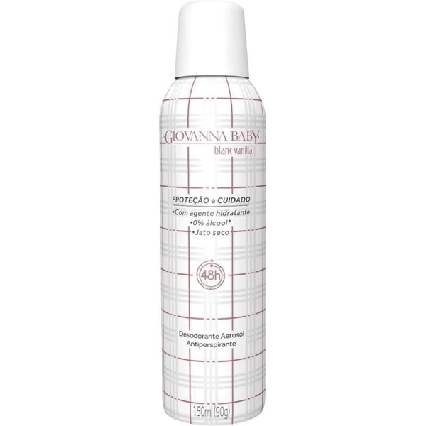 Desodorante Aerossol Giovanna Baby Vanilla Frasco com 150ml