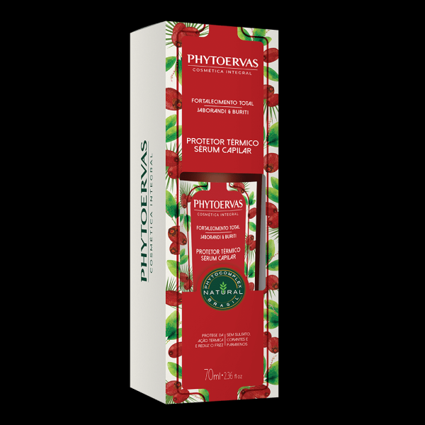 Encontraproduto.com.br - Protetor Térmico Sérum Capilar Fortalecimento Total Jaborandi e Buriti Phytoervas 70ml