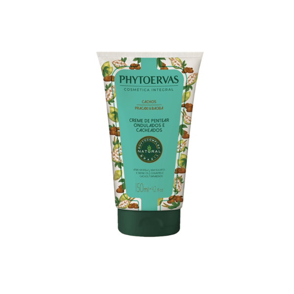 Encontraproduto.com.br - Creme para Pentear Cachos e Ondulados Phytoervas Embalagem 150ml