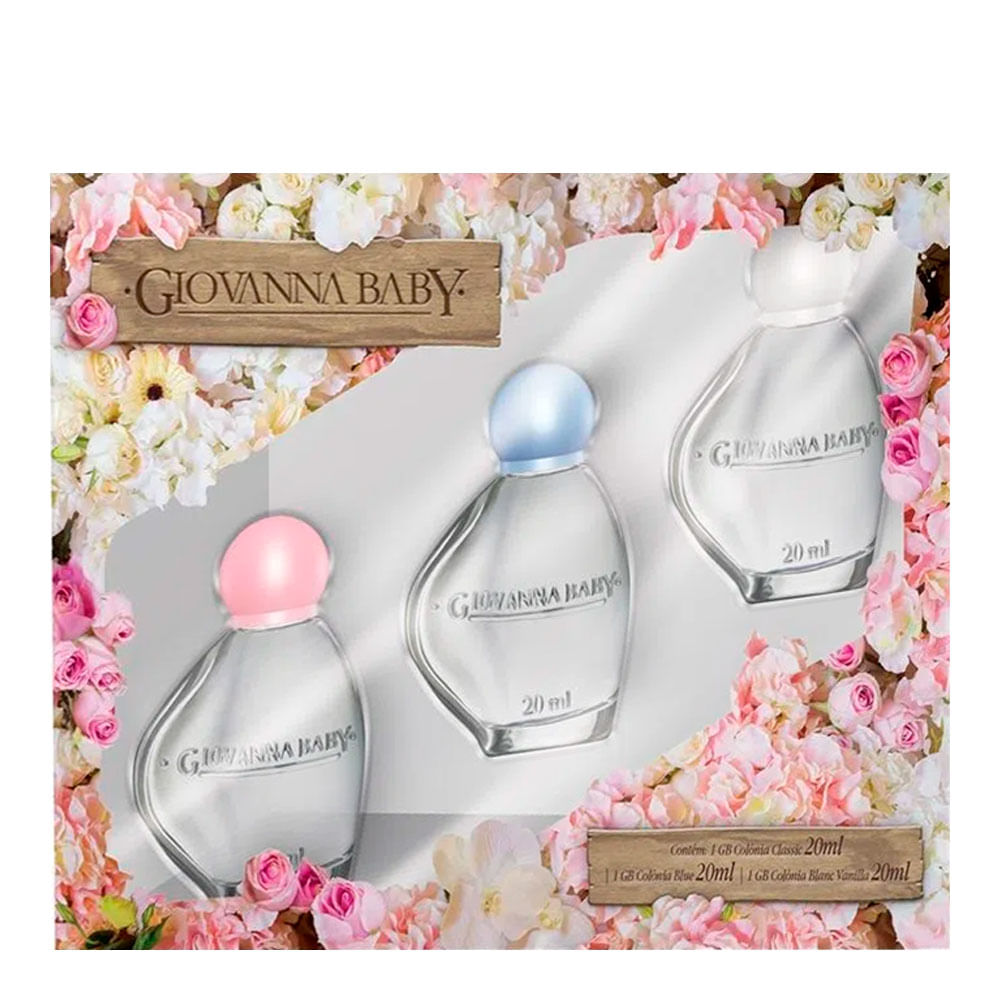 Encontraproduto.com.br - Kit Giovanna Baby Colônias Aromas Do Jardim