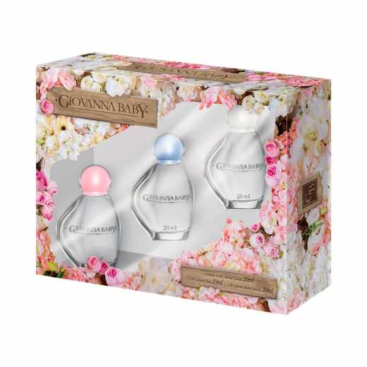 Encontraproduto.com.br - Kit Giovanna Baby Colônias Aromas Do Jardim