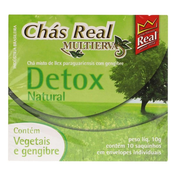 Encontraproduto.com.br - Chá Real Multiervas Detox Natural Amora e Hibisco 15g Com 10 Sachês