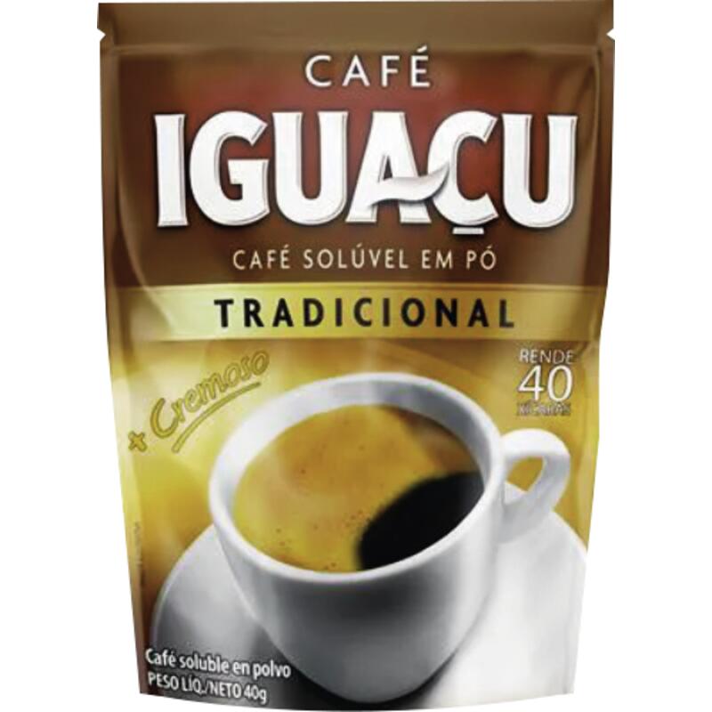 Encontraproduto.com.br - Café Solúvel Iguaçu Tradicional Refil com 40g