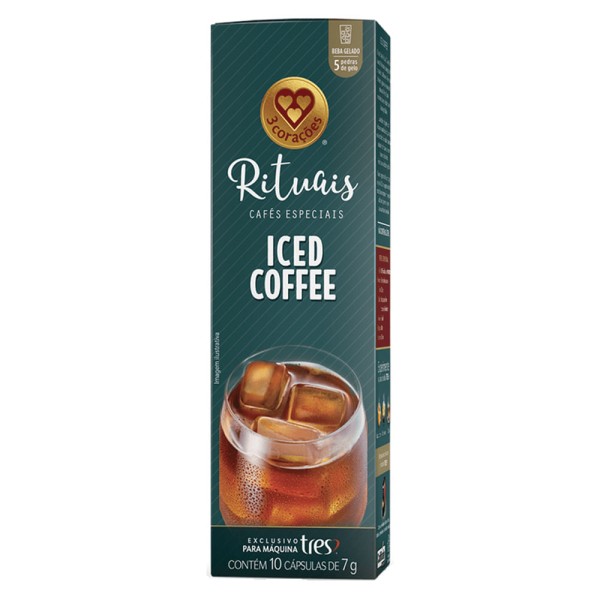 Café em Cápsula 3 Corações Iced Coffee | Com 10 Cápsulas