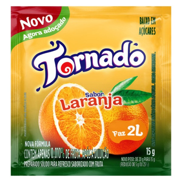 Encontraproduto.com.br - REFRESCO EM PO TORNADO LARANJA 15G