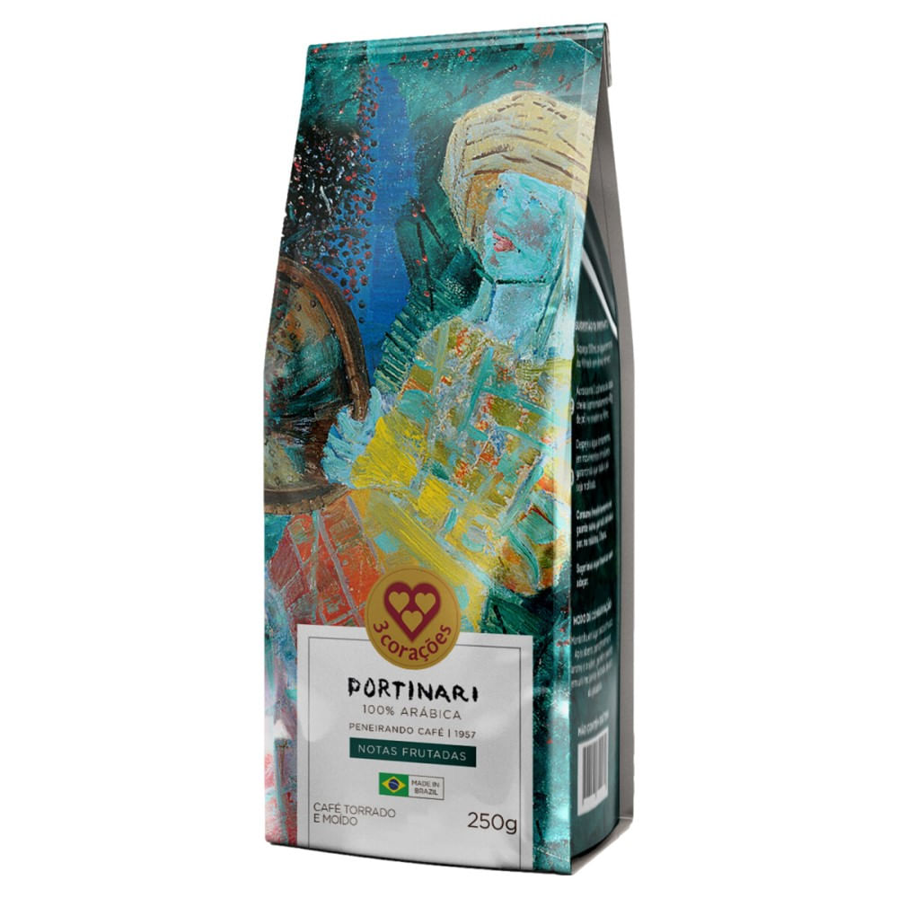 Encontraproduto.com.br - Cafe Tres Coracoes Portinari Obra Peneirado 250g