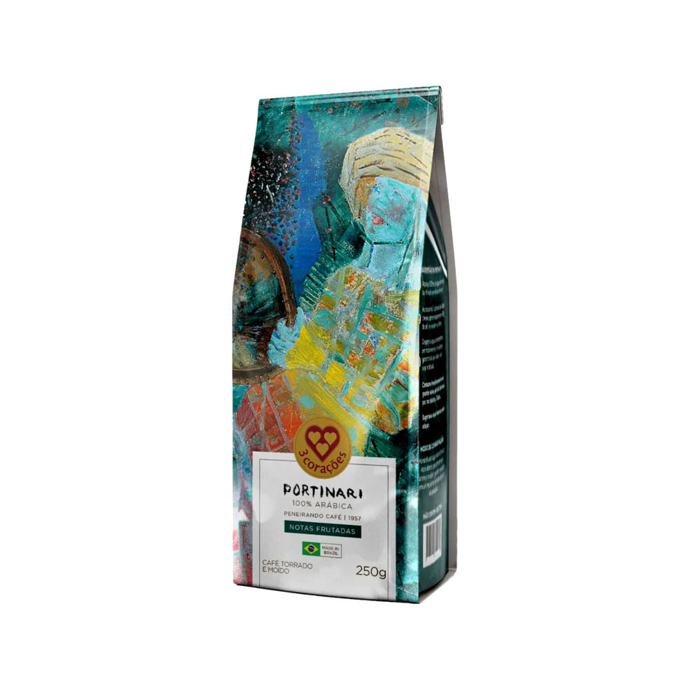 Encontraproduto.com.br - Cafe Tres Coracoes Portinari Obra Peneirado 250g
