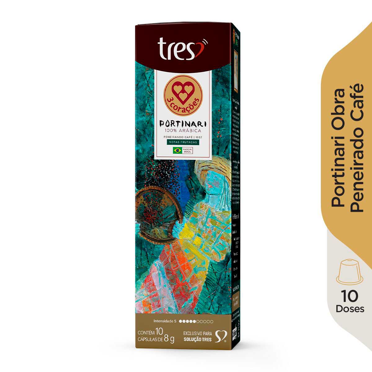 Encontraproduto.com.br - Kit 30 Cápsulas 3 Corações Café Espresso Portinari