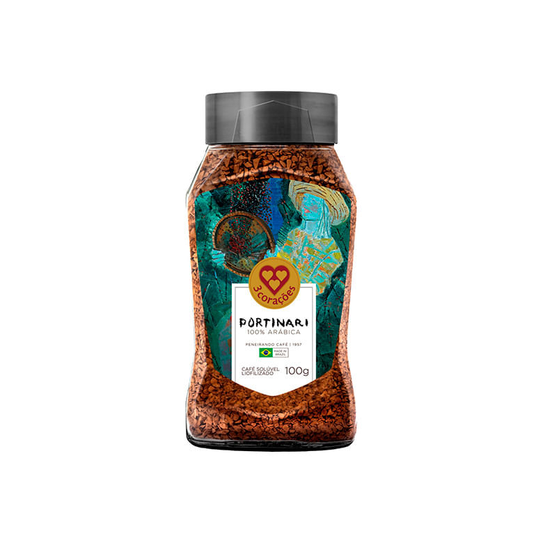 Encontraproduto.com.br - Cafe Tres Coracoes Portinari  Obra Peneirado Soluvel 100g