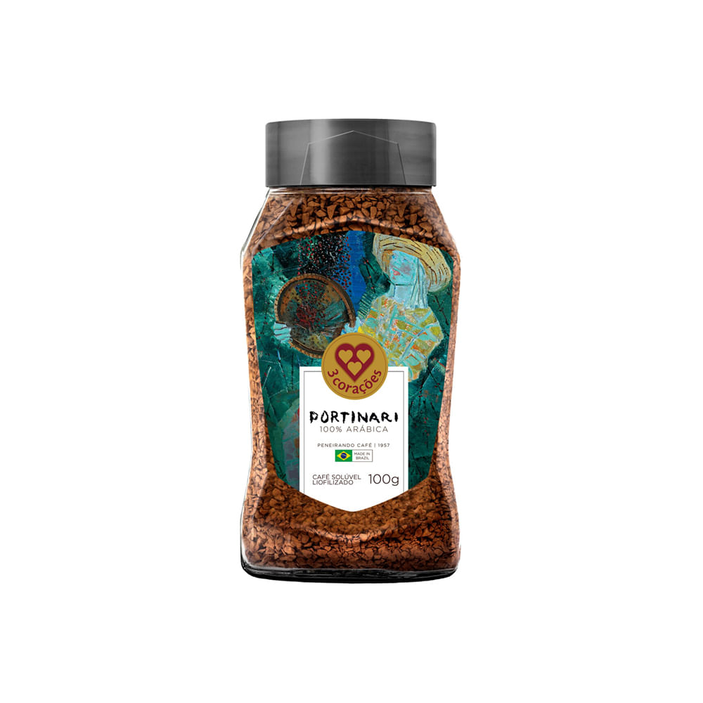 Encontraproduto.com.br - Cafe Tres Coracoes Portinari  Obra Peneirado Soluvel 100g
