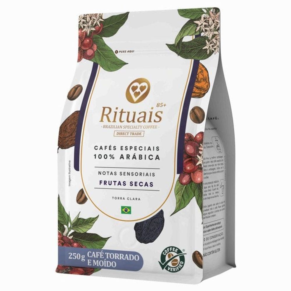 Encontraproduto.com.br - Café 3 Corações Almofada Rituais 85 + Frutas Secas 250g