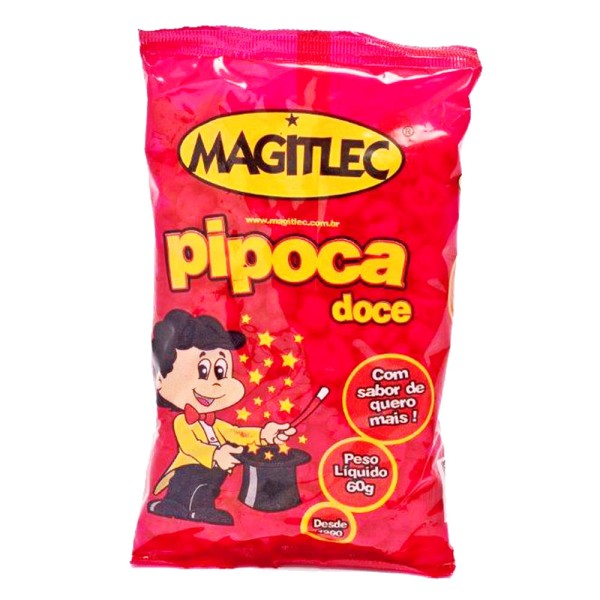Encontraproduto.com.br - Pipoca Magitlec 60g Açucarada