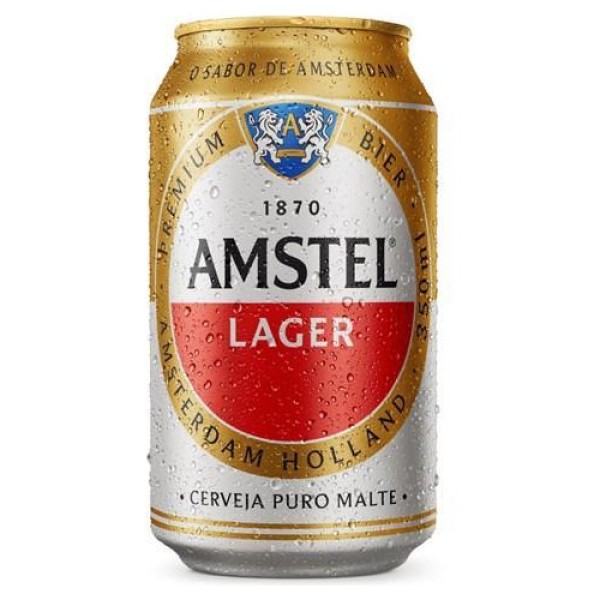 Encontraproduto.com.br - Kit 12 Cerveja Amstel Lata 350ml