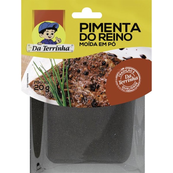 Pimenta do Reino Da Terrinha Sachê com 20g