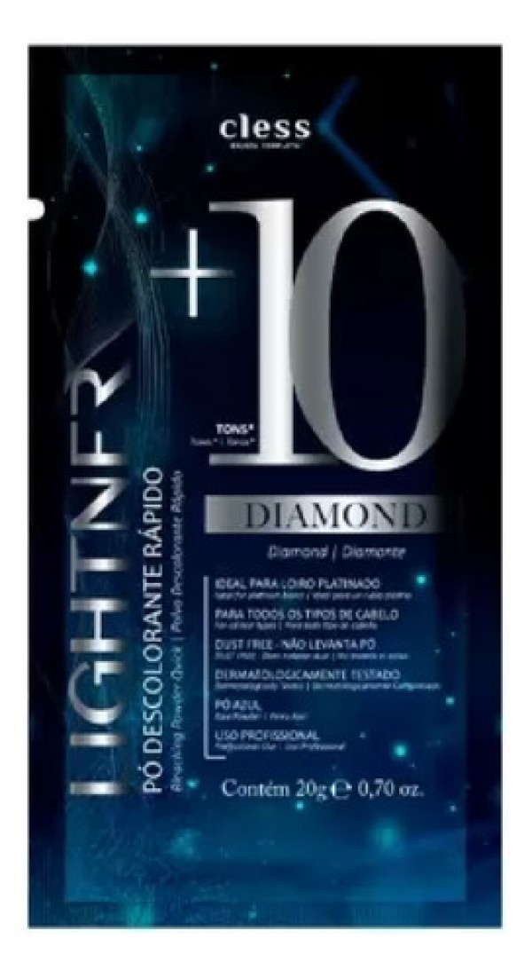 Po Descolorante Capilar Diamond 9 Tons Lightner 20g