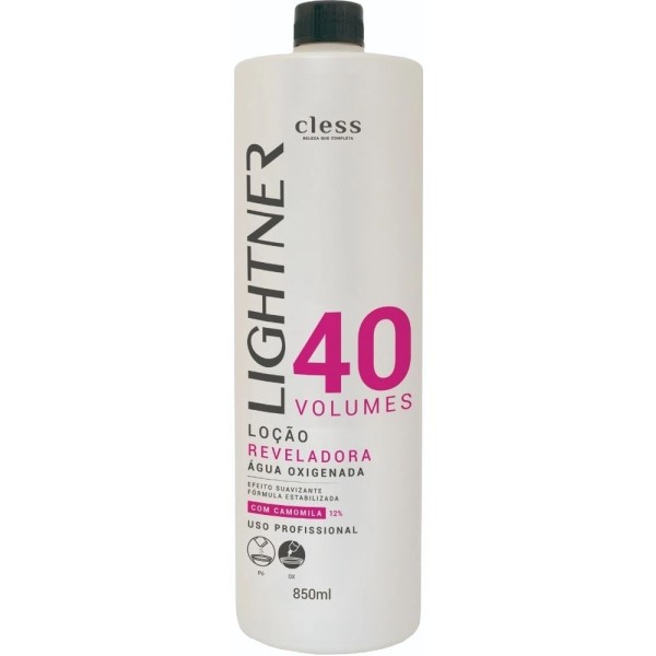 Encontraproduto.com.br - Agua Oxigenada Lightner 850ml 40 Volumes - Cless